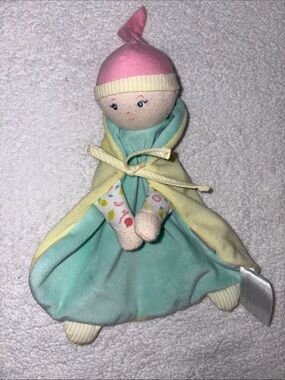 Corolle Plush Baby Doll Lovey Soft Comfort Security Blanket